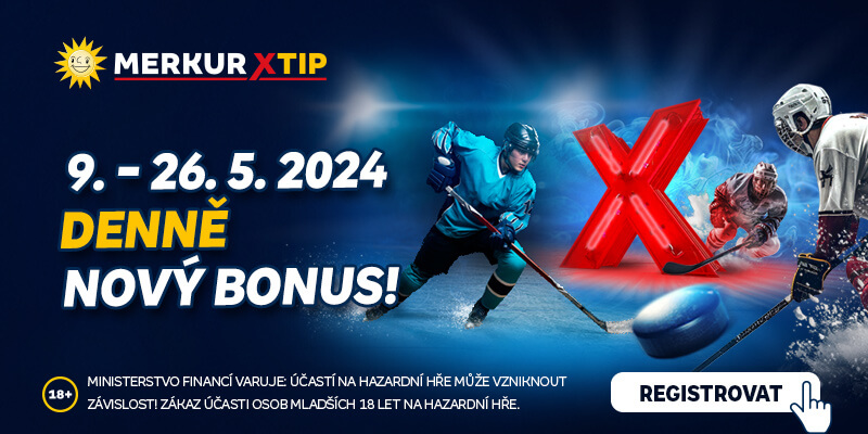 Hokejový Xtip kalendář v online casinu MerkurXtip