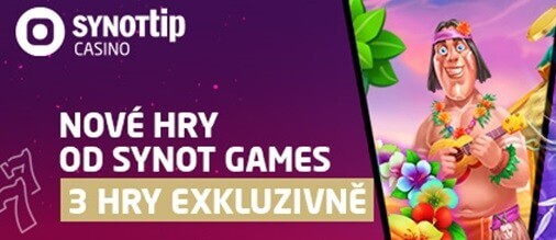 SYNOT TIP casino: exkluzvní novinky