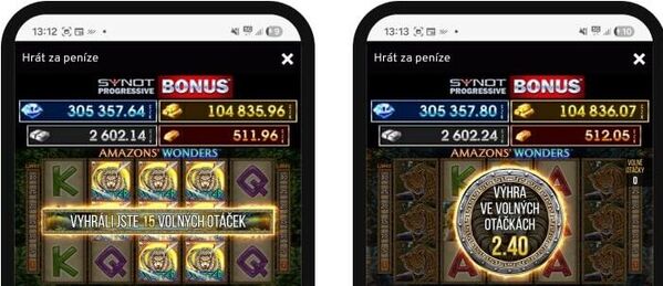 Bonusové free spiny na haléřovém automatu Amazons Wonder