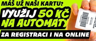 Pokud máte BetX kartičku - vyzvedněte si 50 otoček za registraci