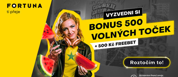 Fortuna bonus za registraci