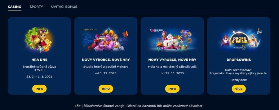 Promo akce s&nbsp;free spiny v&nbsp;online casinu MerkurXtip