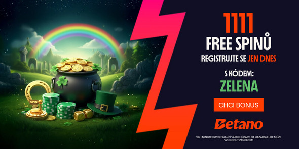 Získejte 1&nbsp;111 free spinů zdarma za registraci s&nbsp;kódem ZELENA