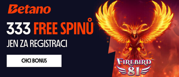 Betano bonus zdarma: 333 free spinů pro nové hráče