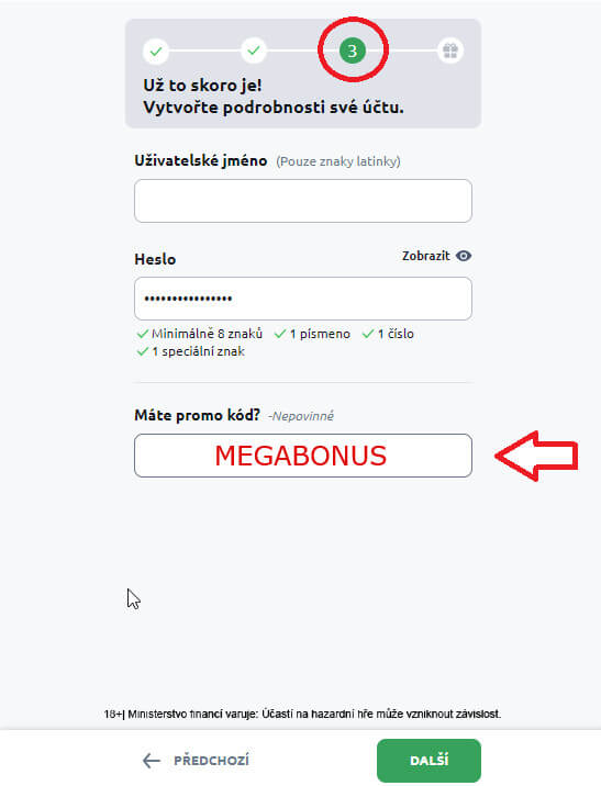 Betano promo kód s extra odměnou – MEGABONUS