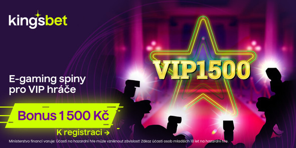 Kingsbet promo kód pro casino hráče – VIP1500