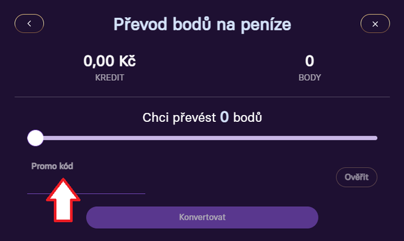 Kam napsat Grandwin promo kód?