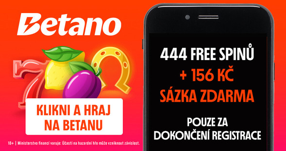 Betano bonus za registraci ve výši 600 Kč
