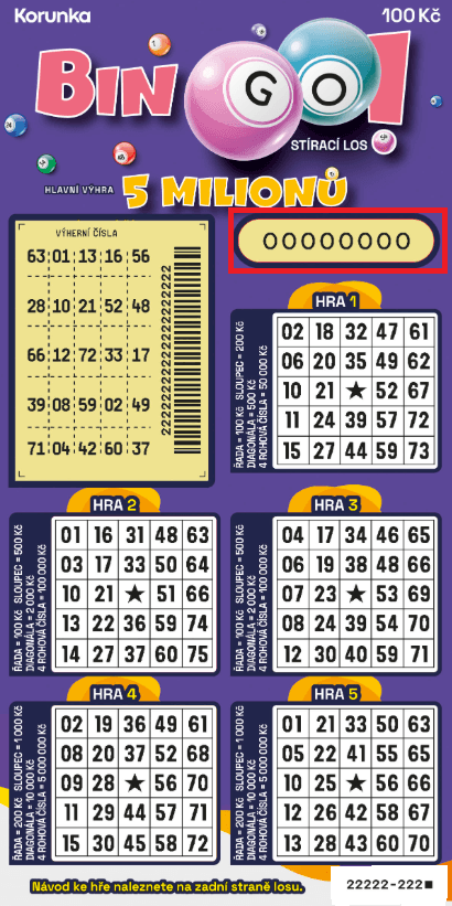 Maxa promo kód získáte setřením losu Bin GO!