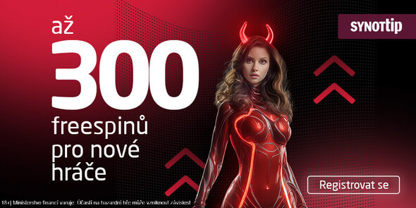 Získejte 300 FS za vklad a SYNOT TIP promo kód
