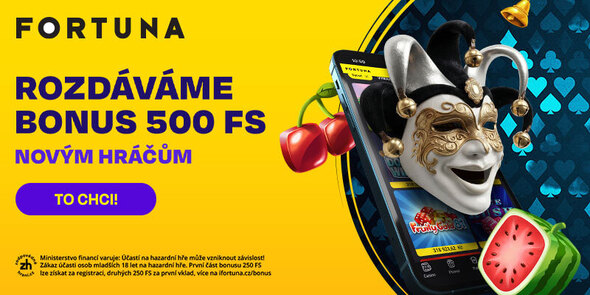 Aktivujte si Fortuna promo kód a&nbsp;získejte až 1&nbsp;500&nbsp;Kč