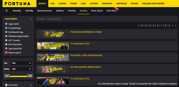 Vyberte si svůj oblíbený tým a získejte free bet zdarma 50 Kč