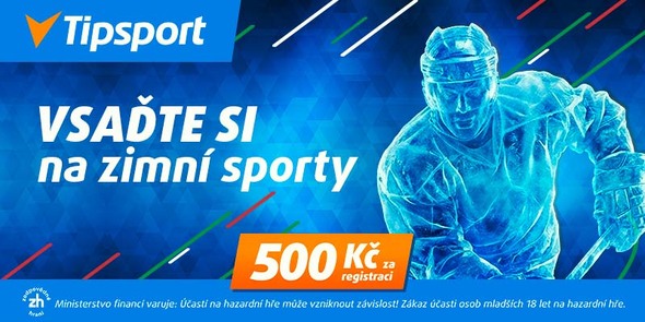 Získejte zdarma navýšení vstupní bonus 500&nbsp;Kč u&nbsp;Tipsportu