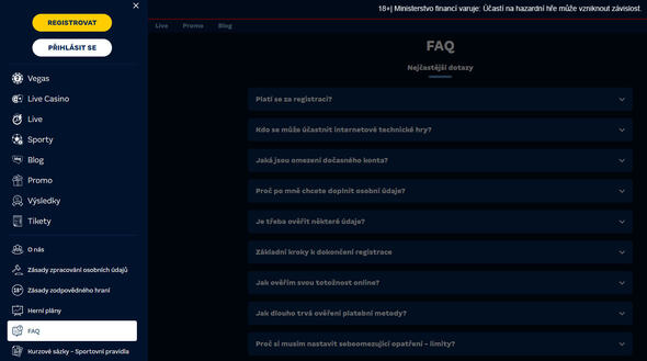 MerkurXtip casino – menu