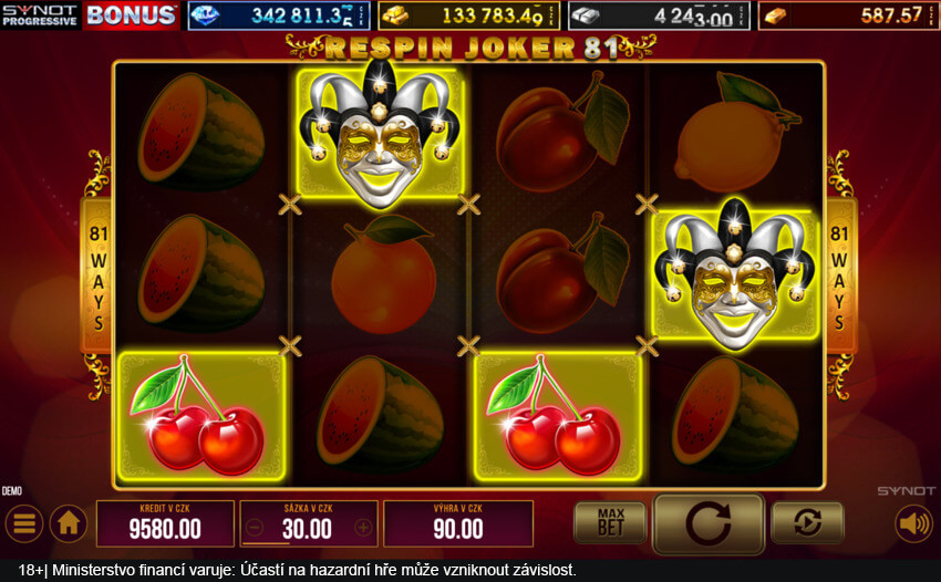 Respin Joker 81 u SYNOT TIPu