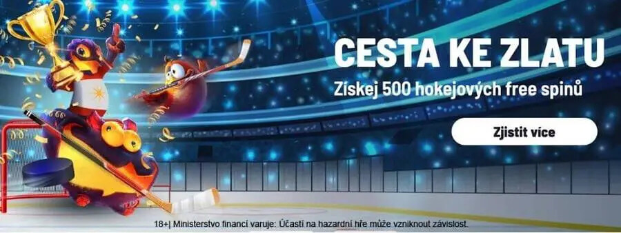 Hokejové free spiny u Apolla