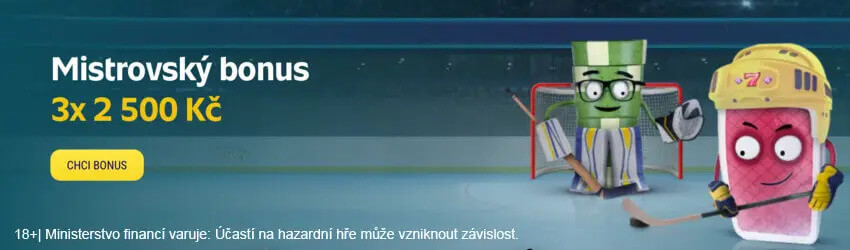 Sazka vkladový bonus k MS