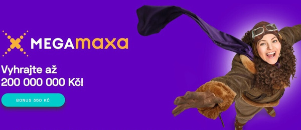 Registrace u Maxa vám přinese bonus 350,- zdarma