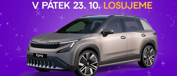Mimořádné losování loterie Mega Maxa o 3x Škoda Epiq