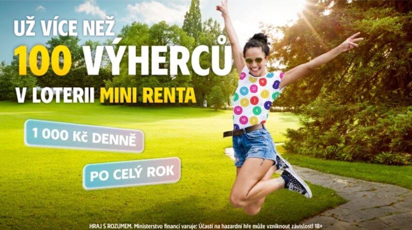 Mini renta slaví 100 výher