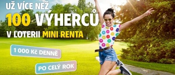 Mini renta slaví 100 výher