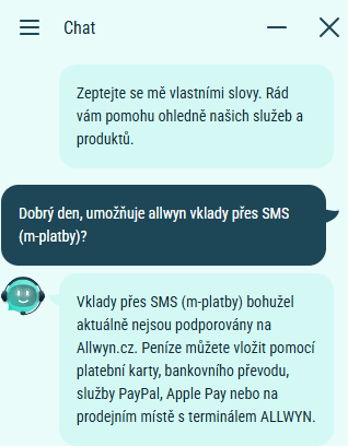 Ověření možnosti vkládat u&nbsp;Sazky přes SMS