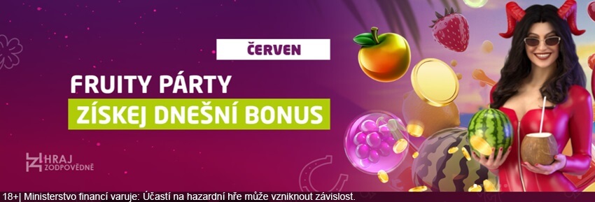 Fruity párty u SYNOT TIPu přináší zdarma free spiny