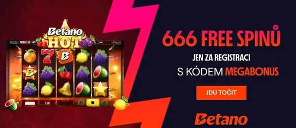 Získejte Betano bonus za registraci v hodnotě 666 Kč zdarma