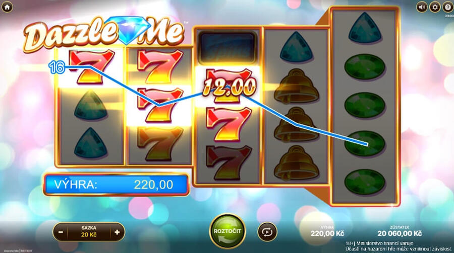 Dazzle Me s&nbsp;výherností 99,06&nbsp;%