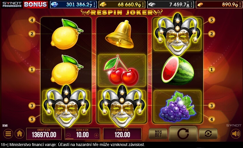 Respin Joker od Synot Games