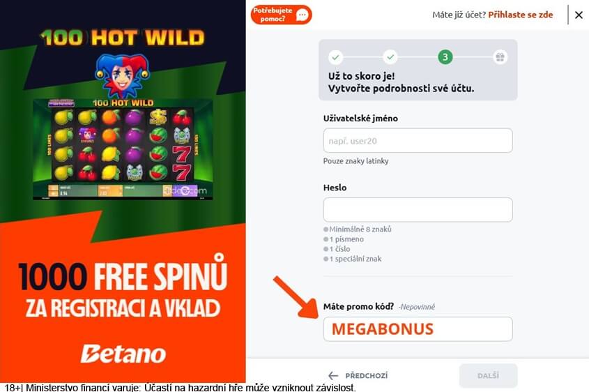 Kam patří MEGABONUS?