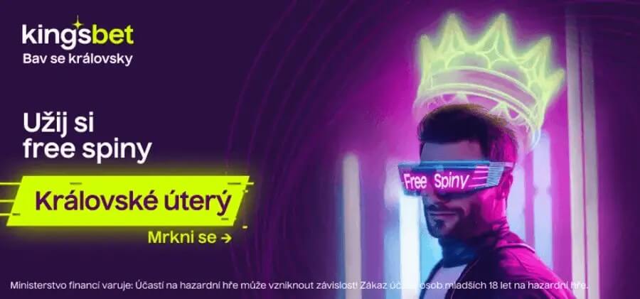 Kingsbet free spiny úterý – Královské úterý