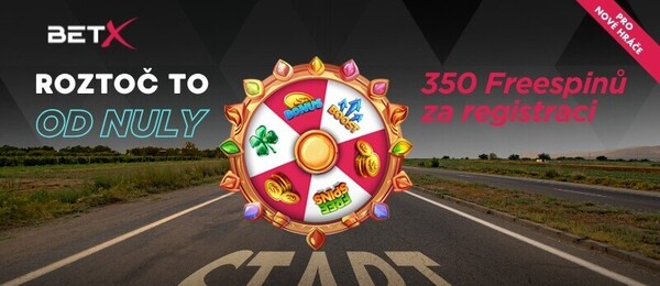 Roztoč to od nuly u BetX: bonus za registraci přináší až 125 free spinů