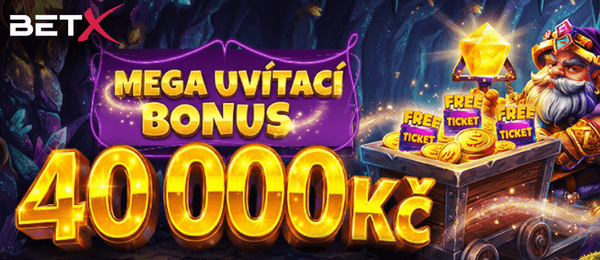 Zaregistrujte se u BetX a získejte až 40 000 Kč