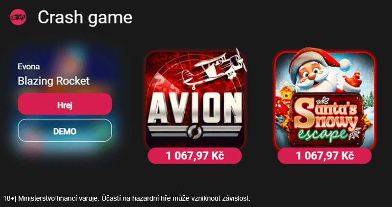 Crash games u BetX