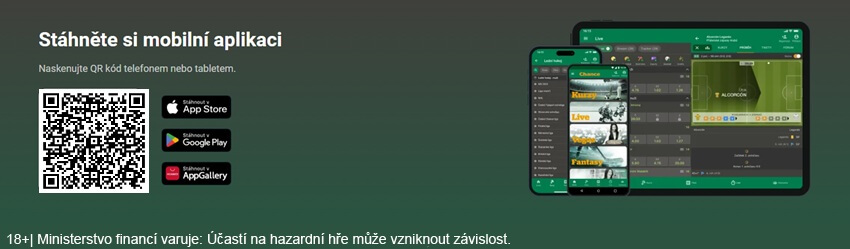 Stáhněte si mobilní aplikaci Chance pomocí QR kódu nebo navštivte obchod s aplikacemi Stáhněte si mobilní aplikaci Chance pomocí QR kódu nebo navštivte obchod s aplikacemi