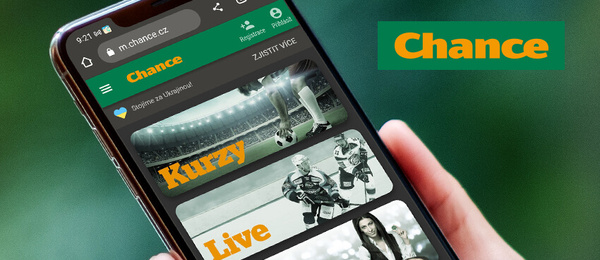 Mobilní aplikace Chance je ke stažení na Google Play a App Store Mobilní aplikace Chance je ke stažení na Google Play a App Store