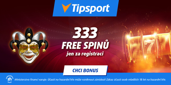 Získejte zdarma 333 free spinů od Tipsportu Získejte zdarma 333 free spinů od Tipsportu