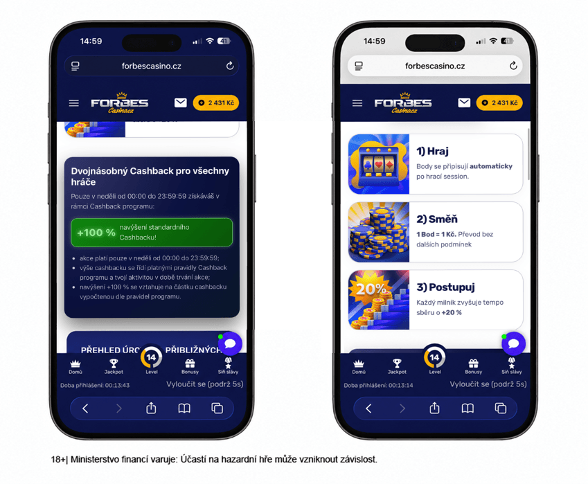 Cashback bonus online casina Forbes
