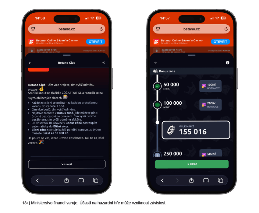 Betano Club je věrnostní casino cashback