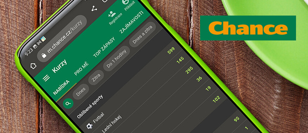 Získejte u Chance Goldeny za založení herního účtu a využijte je na kurzové sázení