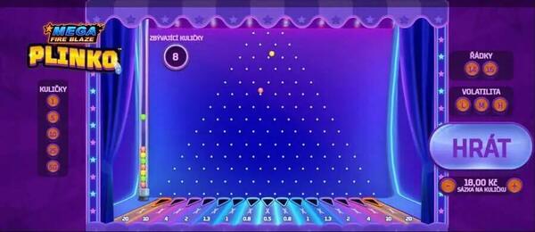 Hrajte Mega Fire Blaze: Plinko u Fortuny