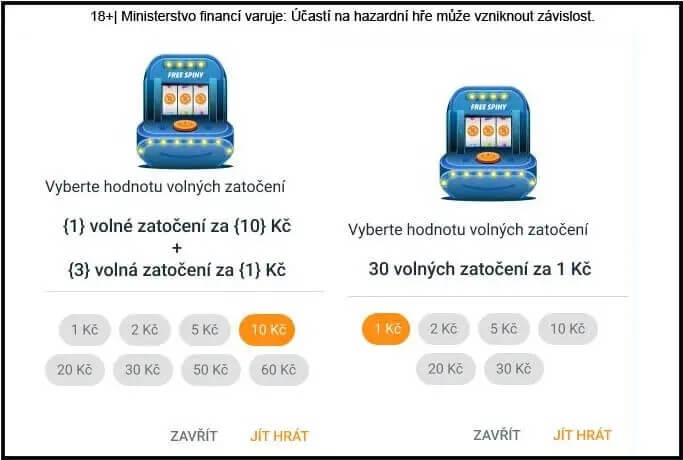 Směnárna umožní směnit si hodnotu free spinů