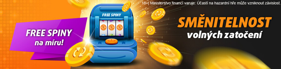 Vyberte si free spiny na míru v&nbsp;casinech Tipsport a&nbsp;Chance