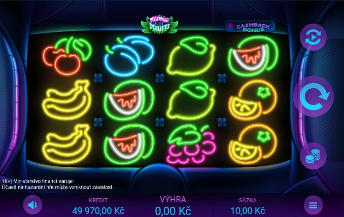 Nejhranější automaty v&nbsp;fBET – Midnight Fruits 81