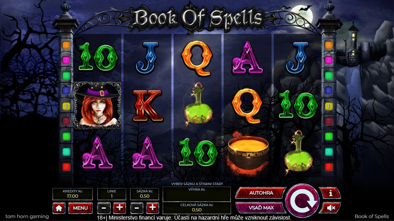 Hru Book of Spells roztočíte za 0,50&nbsp;Kč