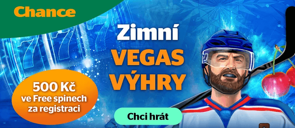 Získejte 500 Kč na free spiny za registraci u Chance Vegas
