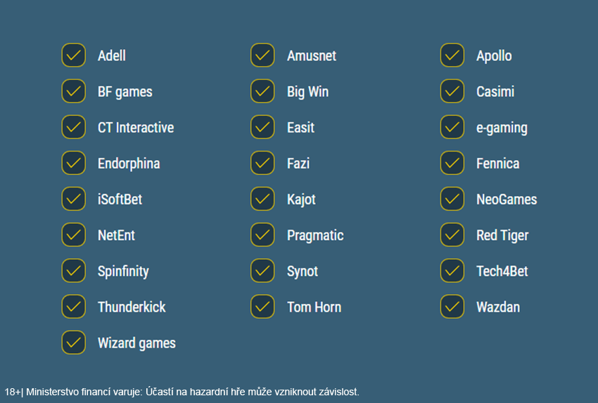 Výrobci hracích automatů dostupných v&nbsp;online casinu Sazka Hry