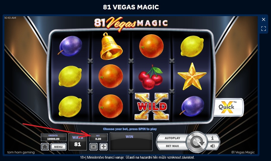 Výherní automat za 0,20&nbsp;Kč od Tom Horn