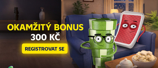 Zaregistrujte se u Sazka Her a získejte 300 Kč na své herní konto